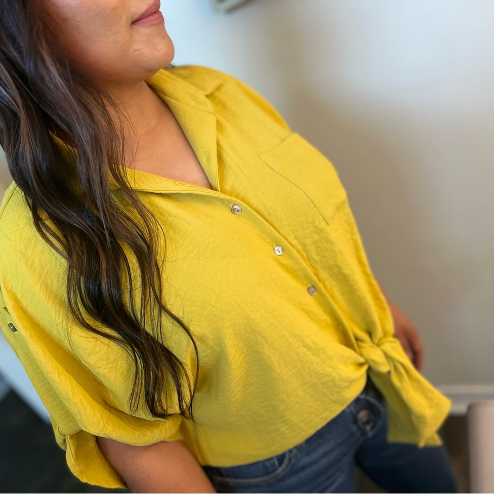 Button Down Airflow Top